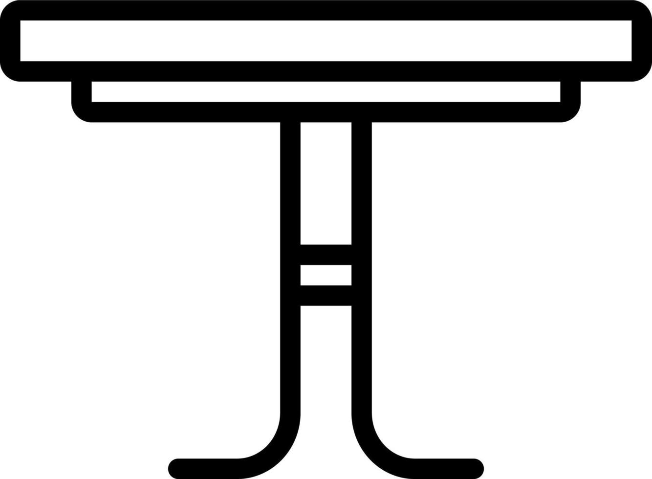 line icon for tables vector