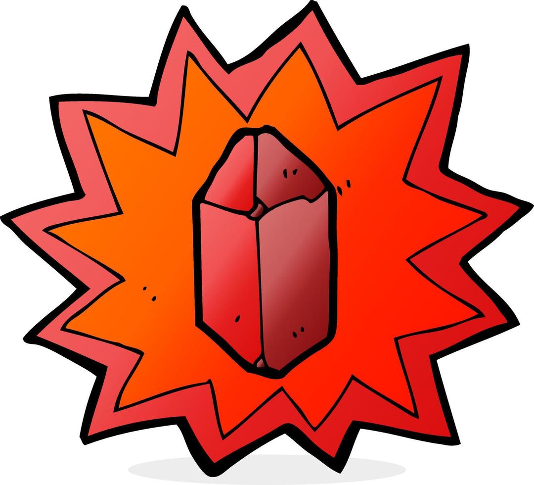 doodle cartoon ruby vector