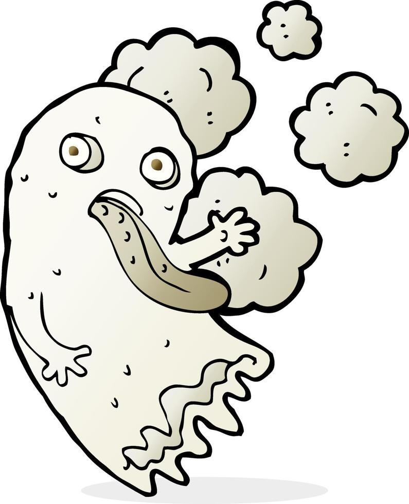 doodle character cartoon ghost vector