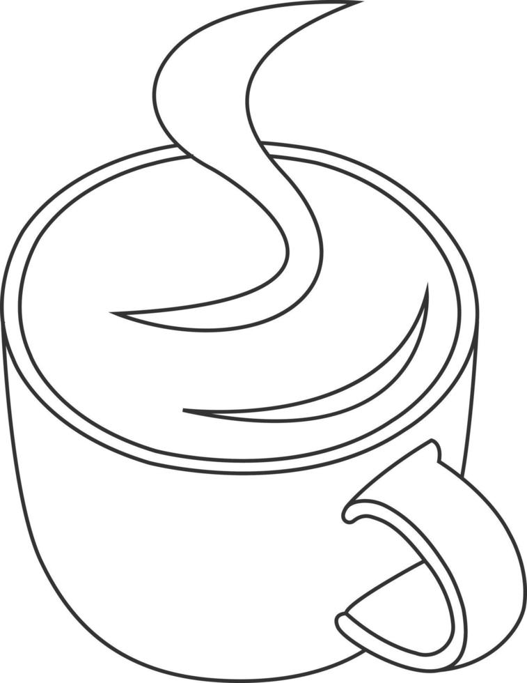 ilustración de vector de icono de taza de té