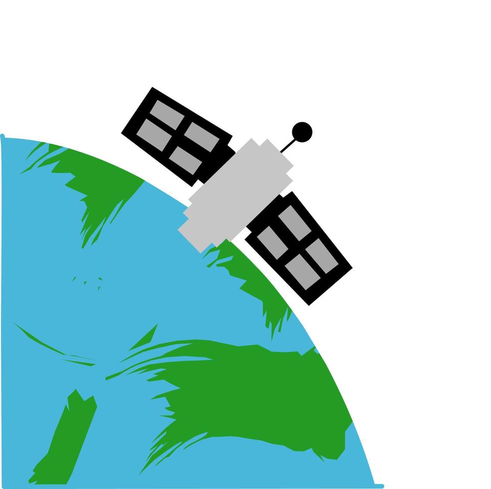 satellite vector illustration
