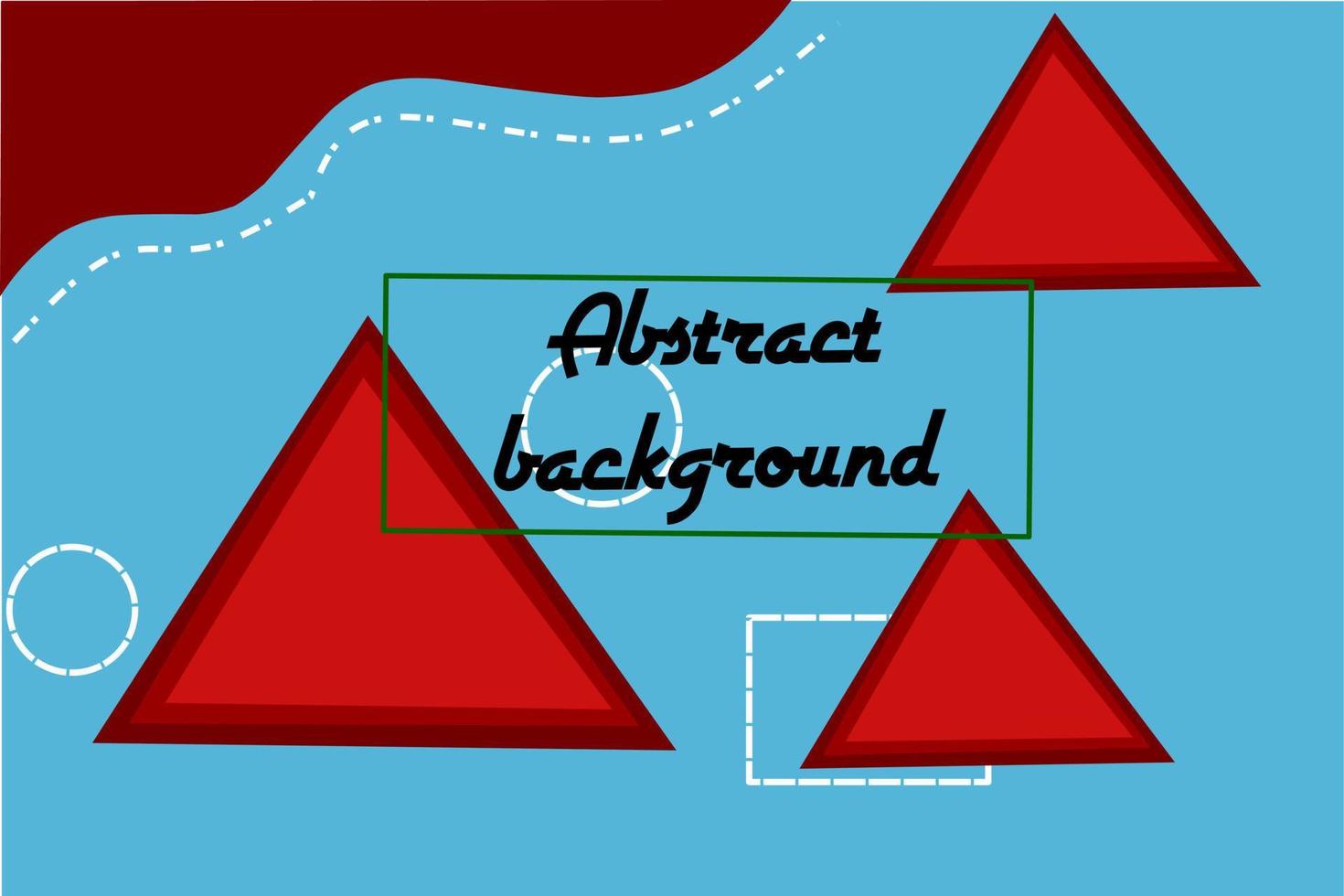 abstract background blue color triangle style for template vector