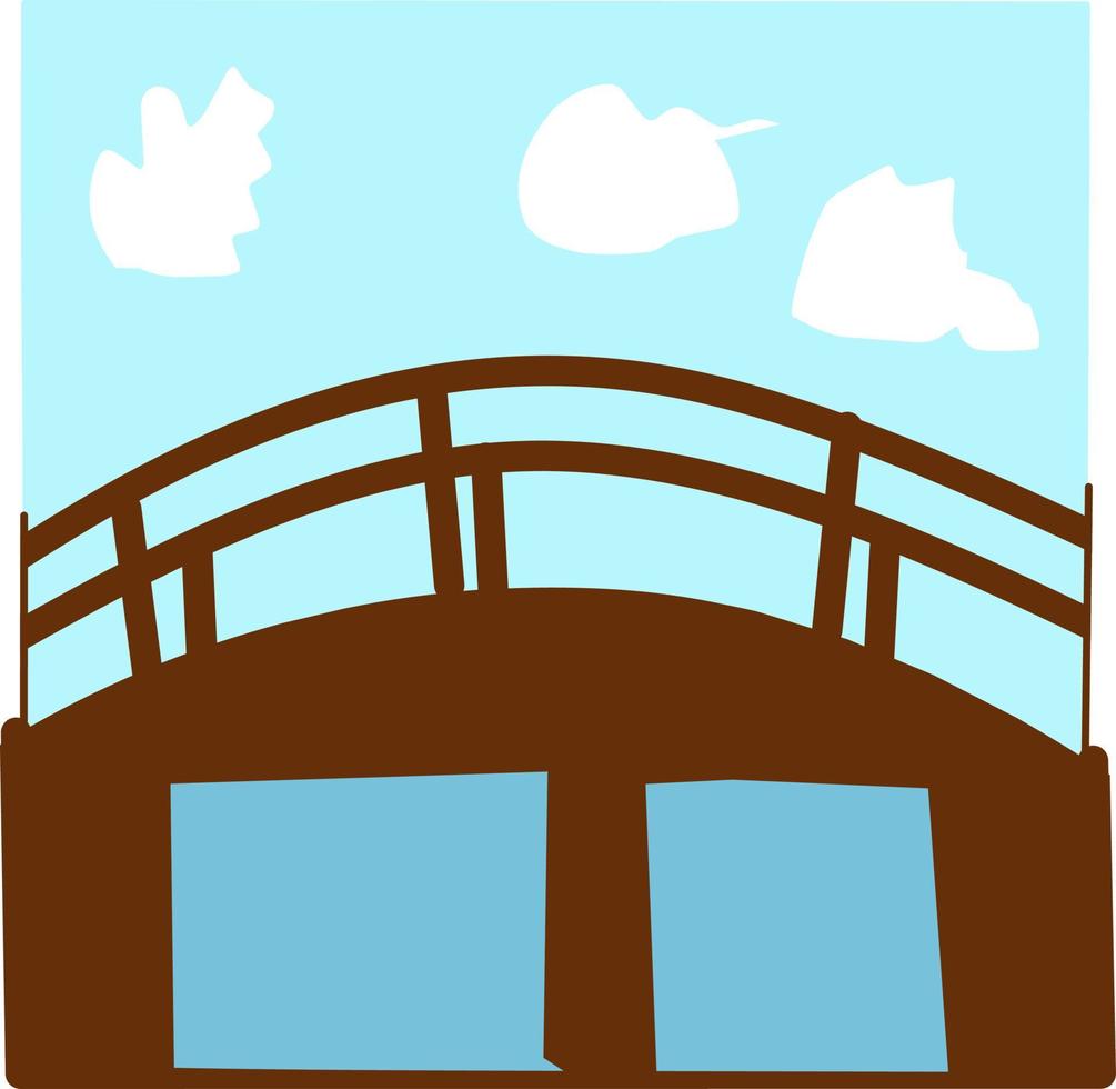 bridge vector illustration