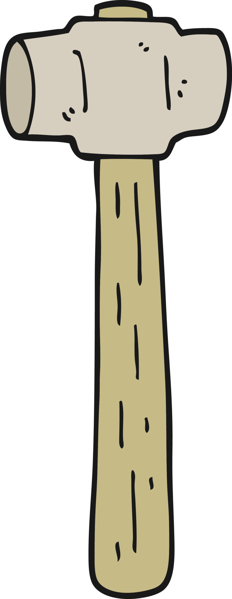 doodle cartoon sledgehammer 12985327 Vector Art at Vecteezy