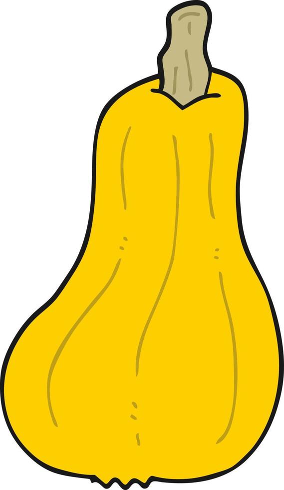 doodle cartoon squash vector