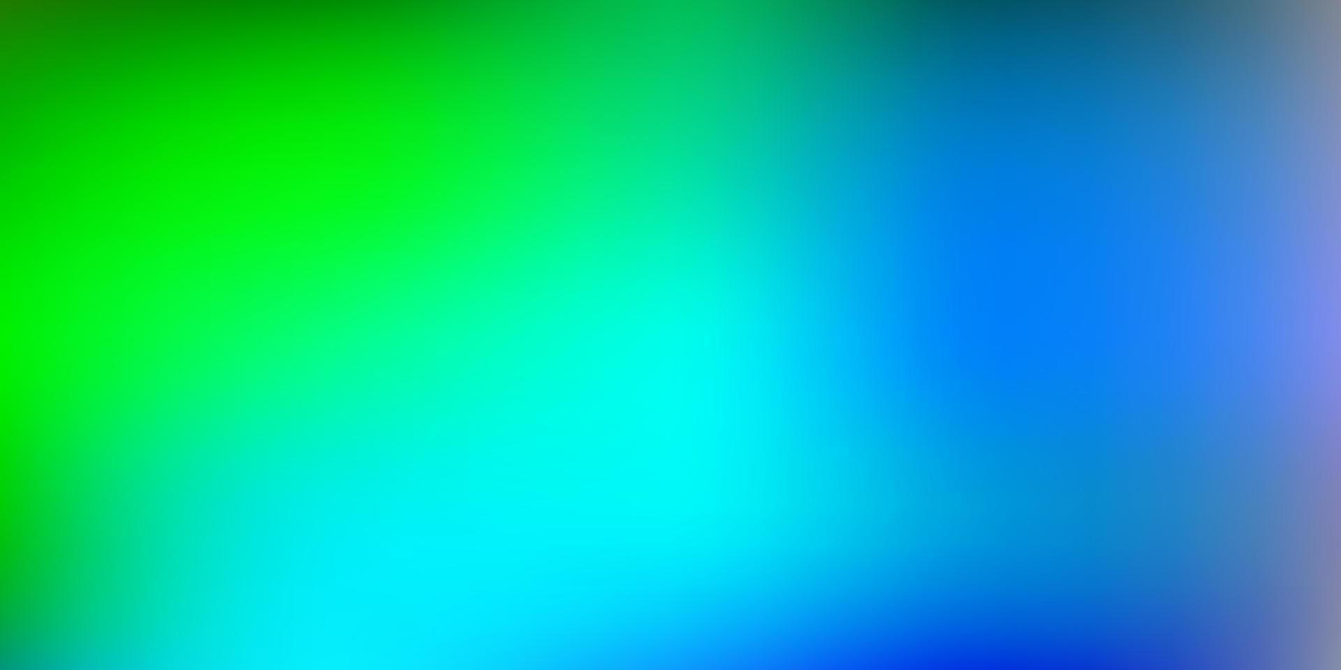 Light blue, green vector blur background.