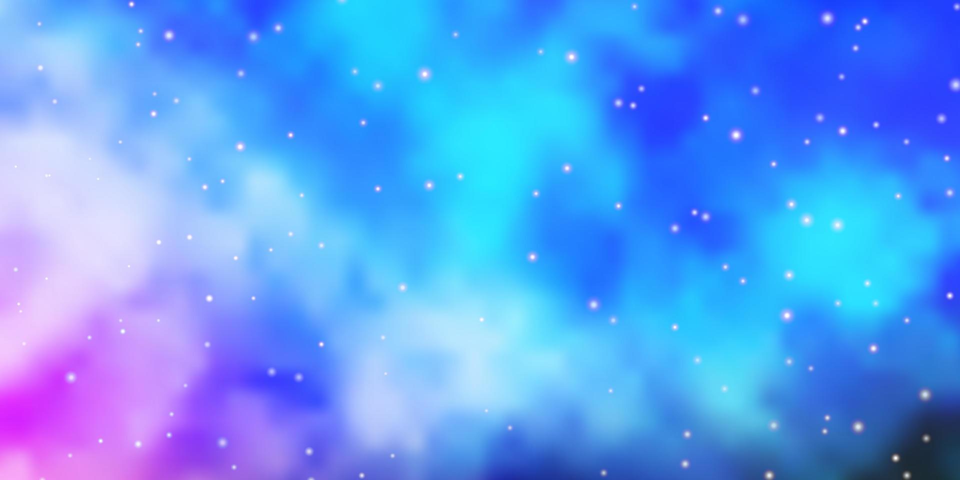 textura de vector azul claro, verde con hermosas estrellas.