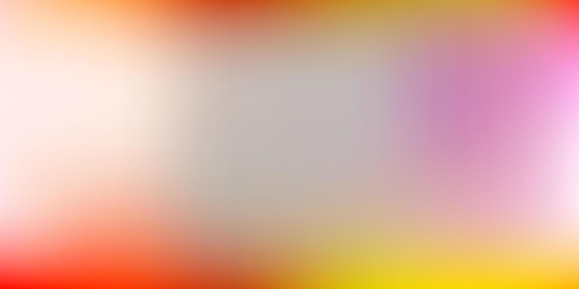 Light Pink, Yellow vector blur backdrop.