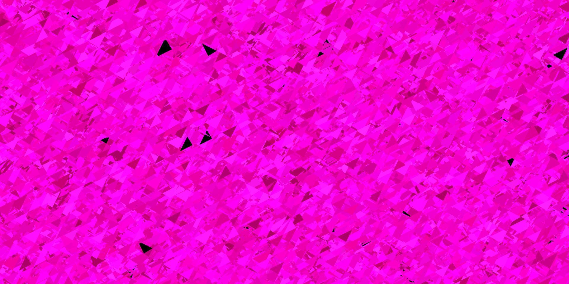Light pink vector background with polygonal forms.