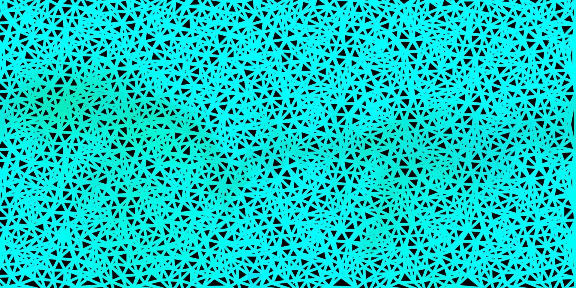 Fondo de pantalla de polígono degradado de vector azul oscuro, verde.