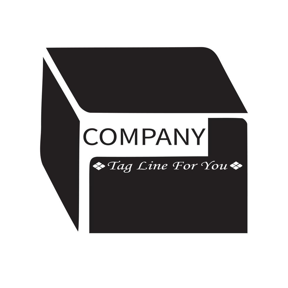 vector logo design geometry black