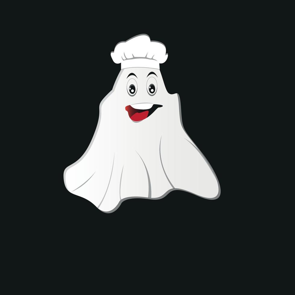 ghost vector drawing with job type character 12986348 Vector Art at ...