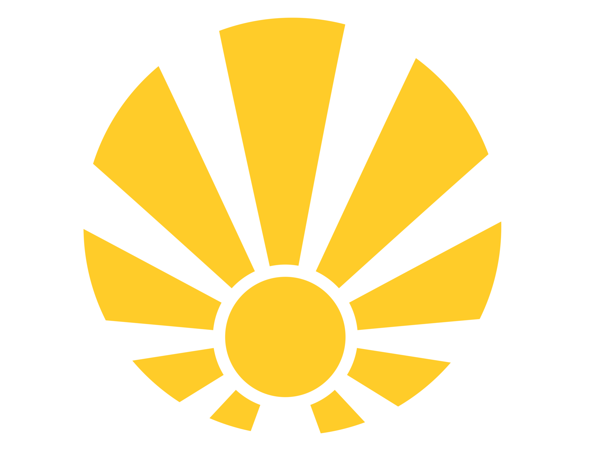 Gelbes leuchtendes sonnenlogo symbol 12986645 png