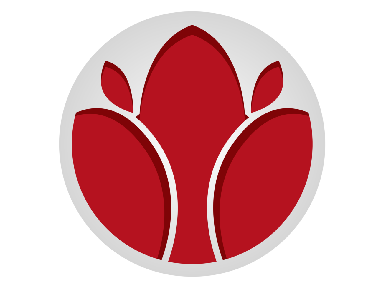 icône du logo cercle fleur png