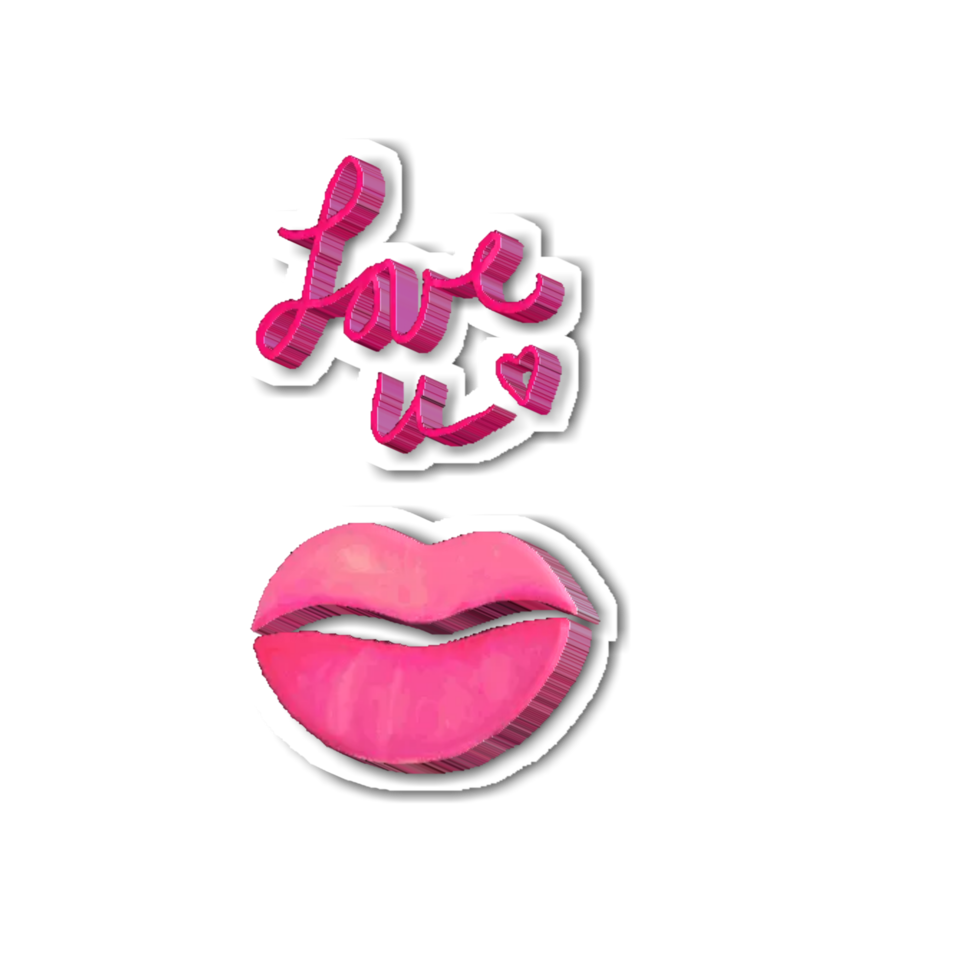 Cute love emoji png
