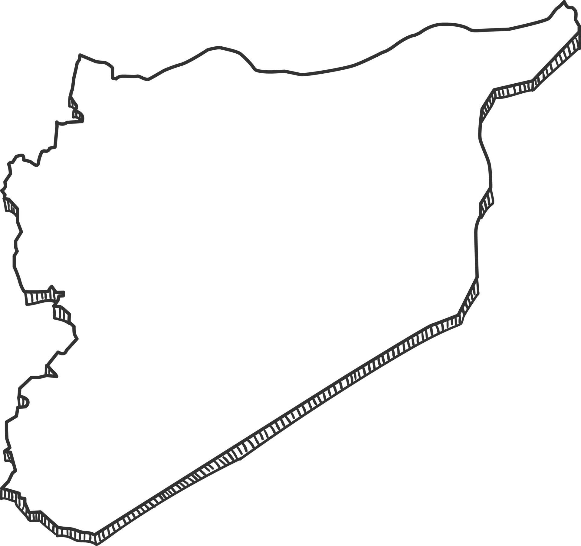 hand-drawn-of-syria-3d-map-12987011-png