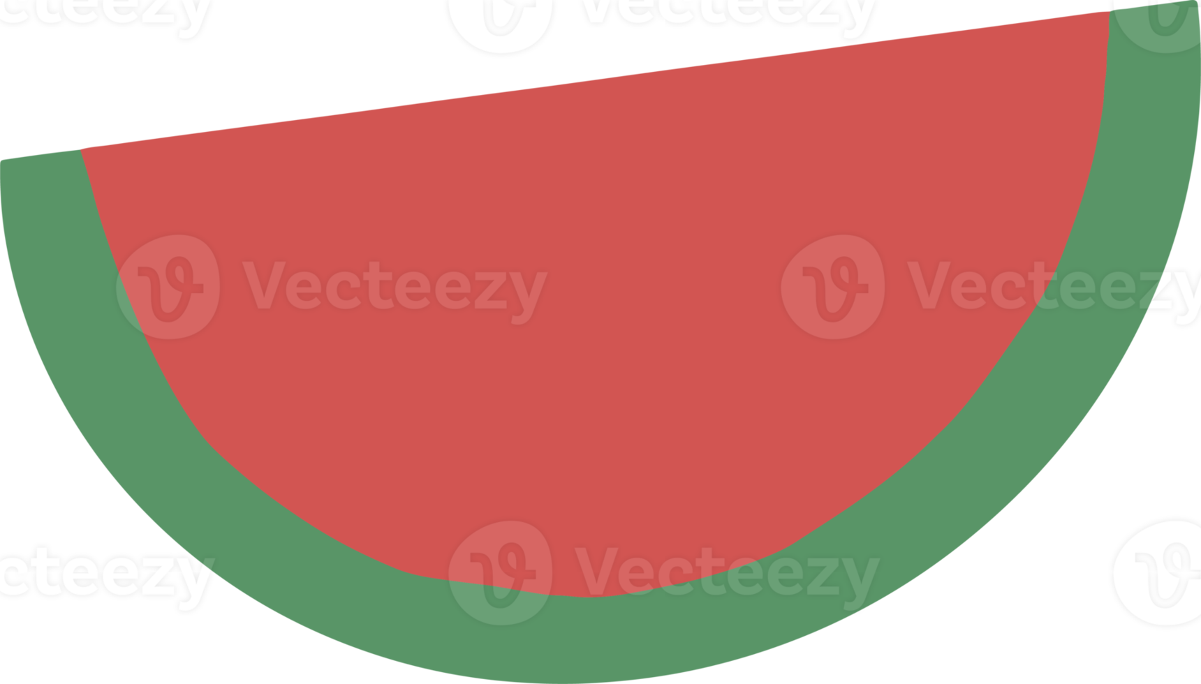 watermelon fruit illustration in cute and simple for design element png