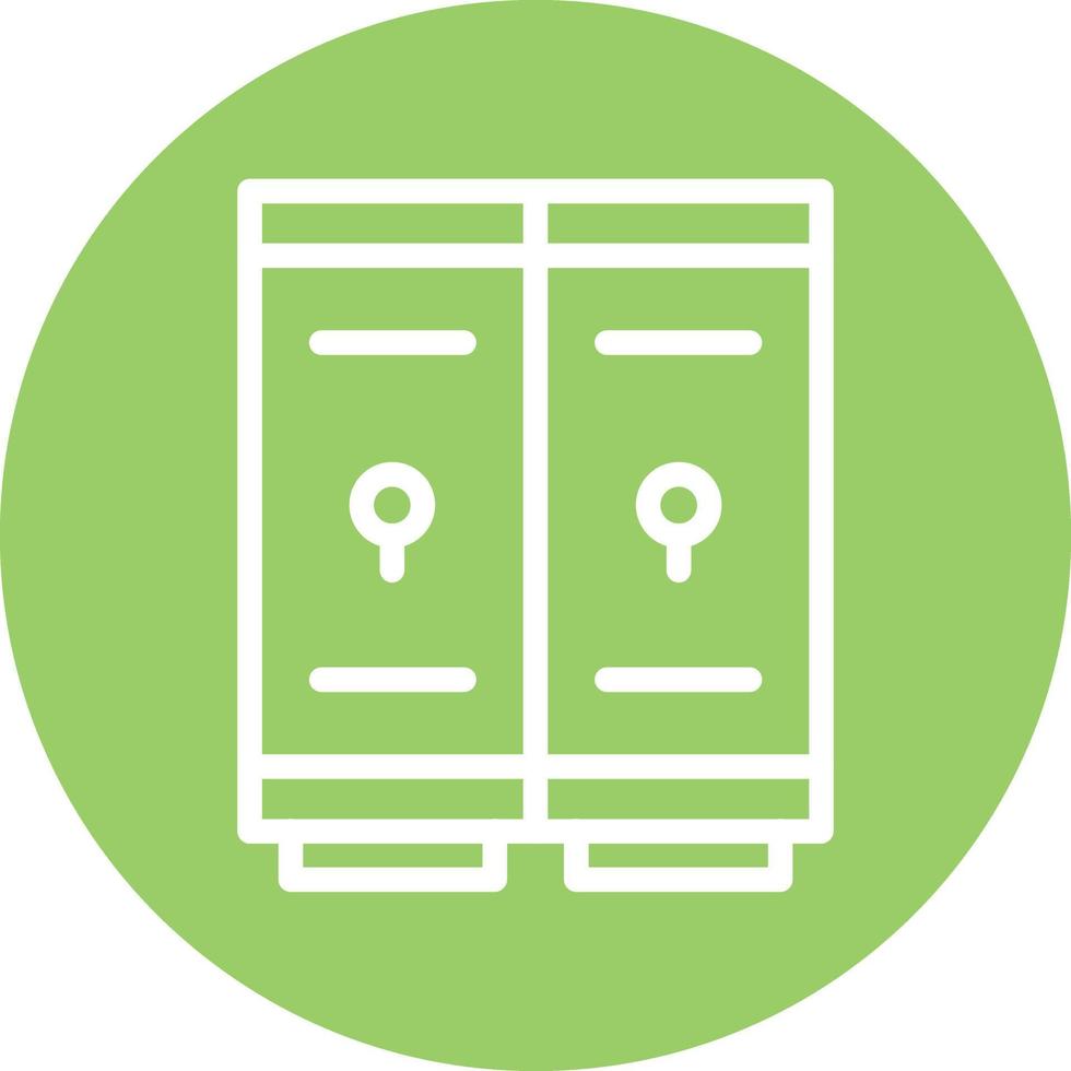 Lockers Icon Style vector