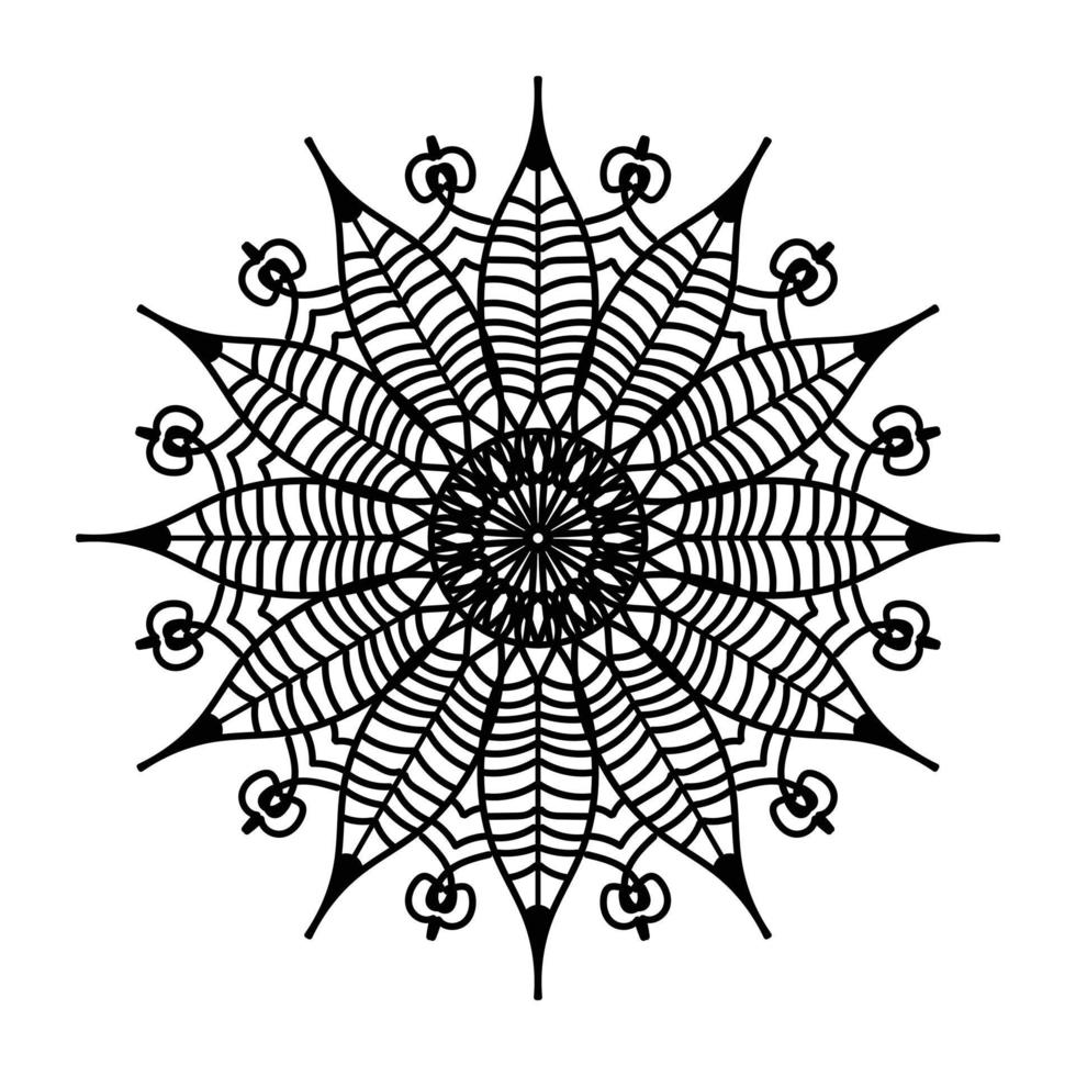 Black mandala, luxury ornamental mandala design background,mandala design,Mandala pattern Coloring book Art wallpaper design, tile pattern, greeting card,Black and White mandala vector
