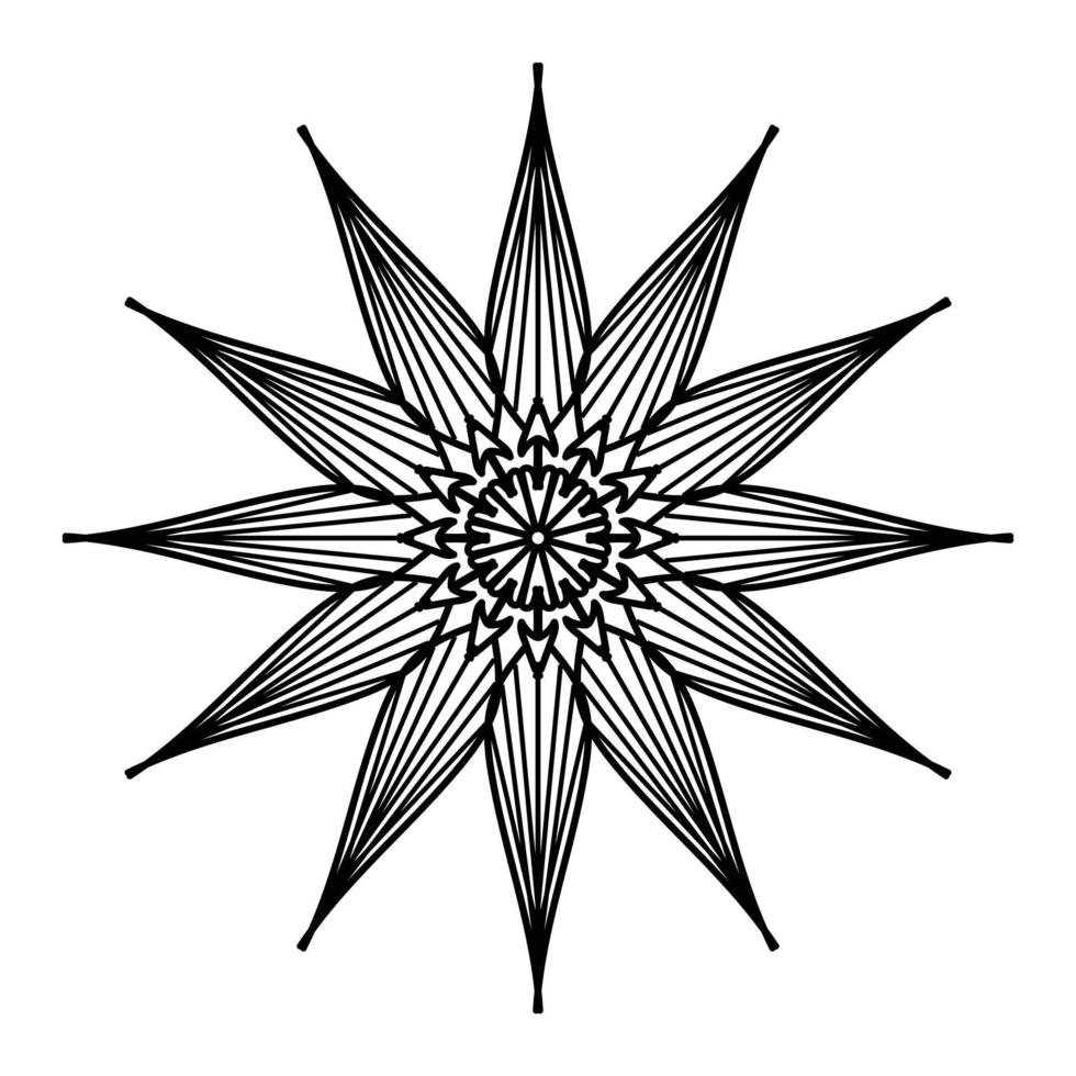 Black mandala, luxury ornamental mandala design background,mandala design,Mandala pattern Coloring book Art wallpaper design, tile pattern, greeting card,Black and White mandala vector