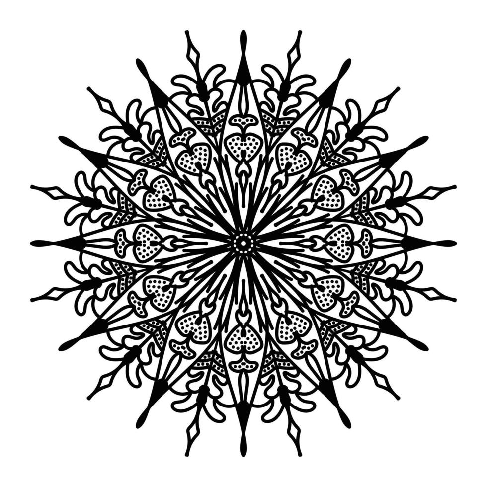 Black mandala, luxury ornamental mandala design background,mandala design,Mandala pattern Coloring book Art wallpaper design, tile pattern, greeting card,Black and White mandala vector