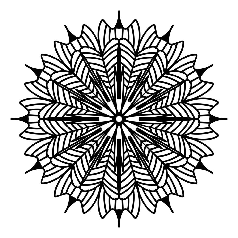 Black mandala, luxury ornamental mandala design background,mandala design,Mandala pattern Coloring book Art wallpaper design, tile pattern, greeting card,Black and White mandala vector