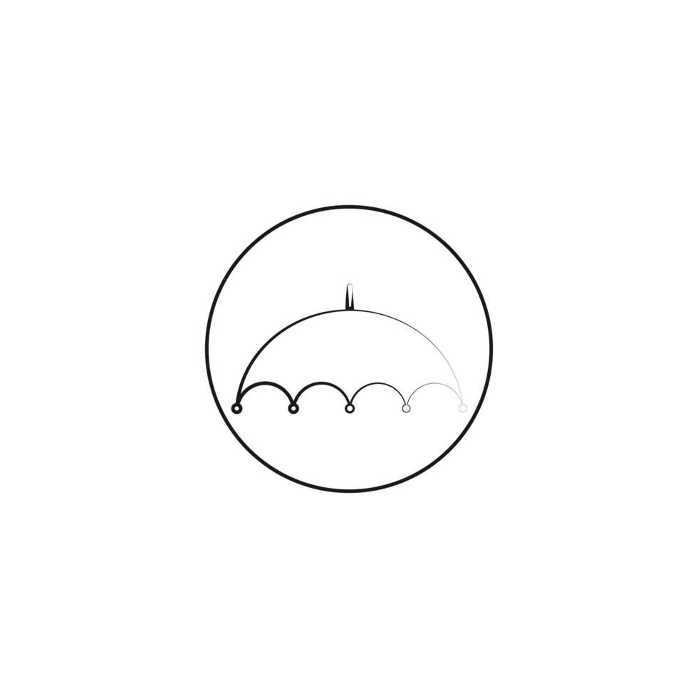 umbrella icon image symbol illustration vector design rain