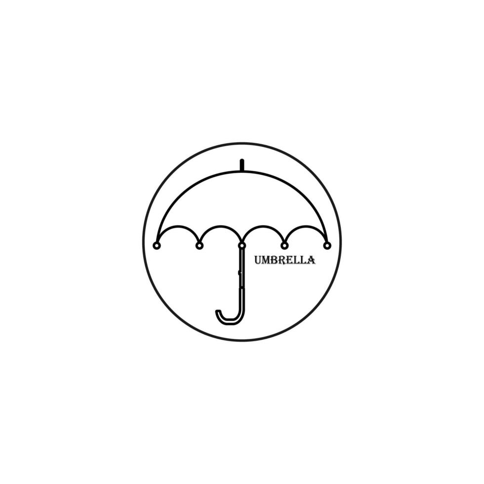umbrella icon image symbol illustration vector design rain