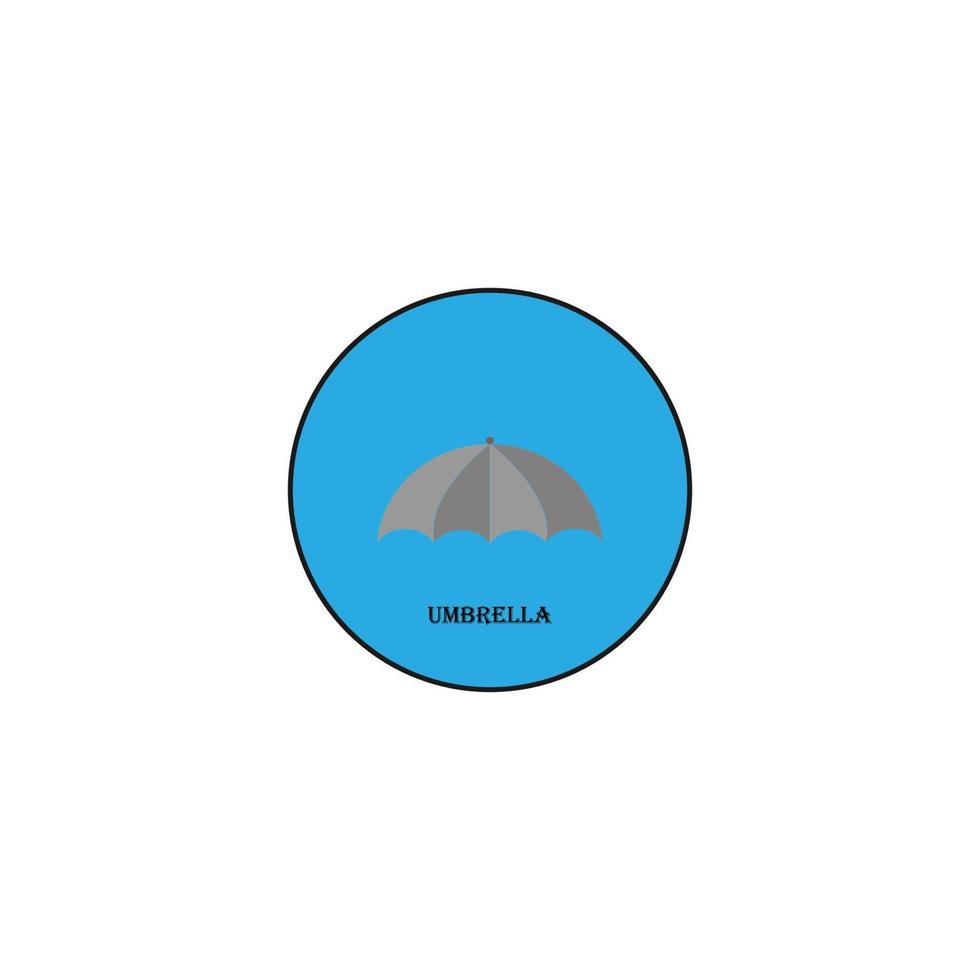 umbrella icon image symbol illustration vector design rain