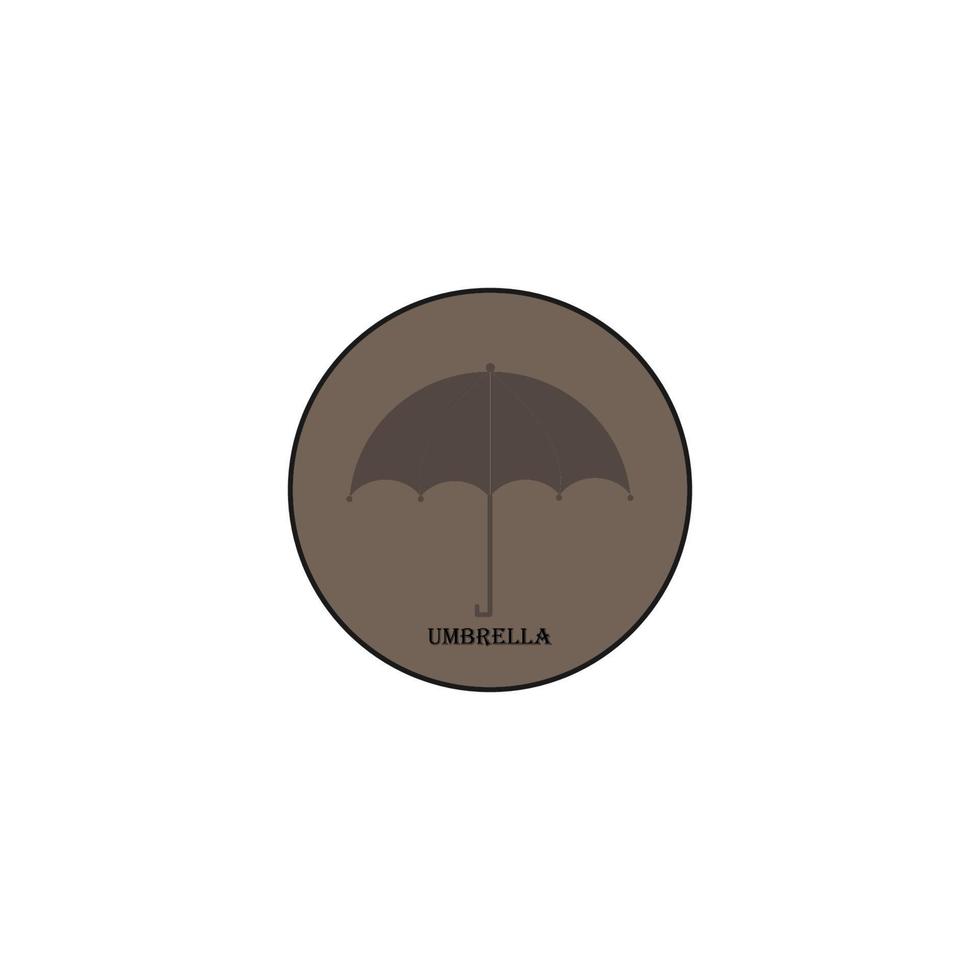 umbrella icon image symbol illustration vector design rain