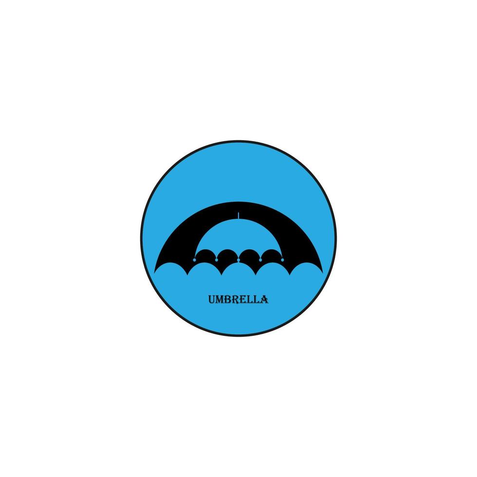 umbrella icon image symbol illustration vector design rain