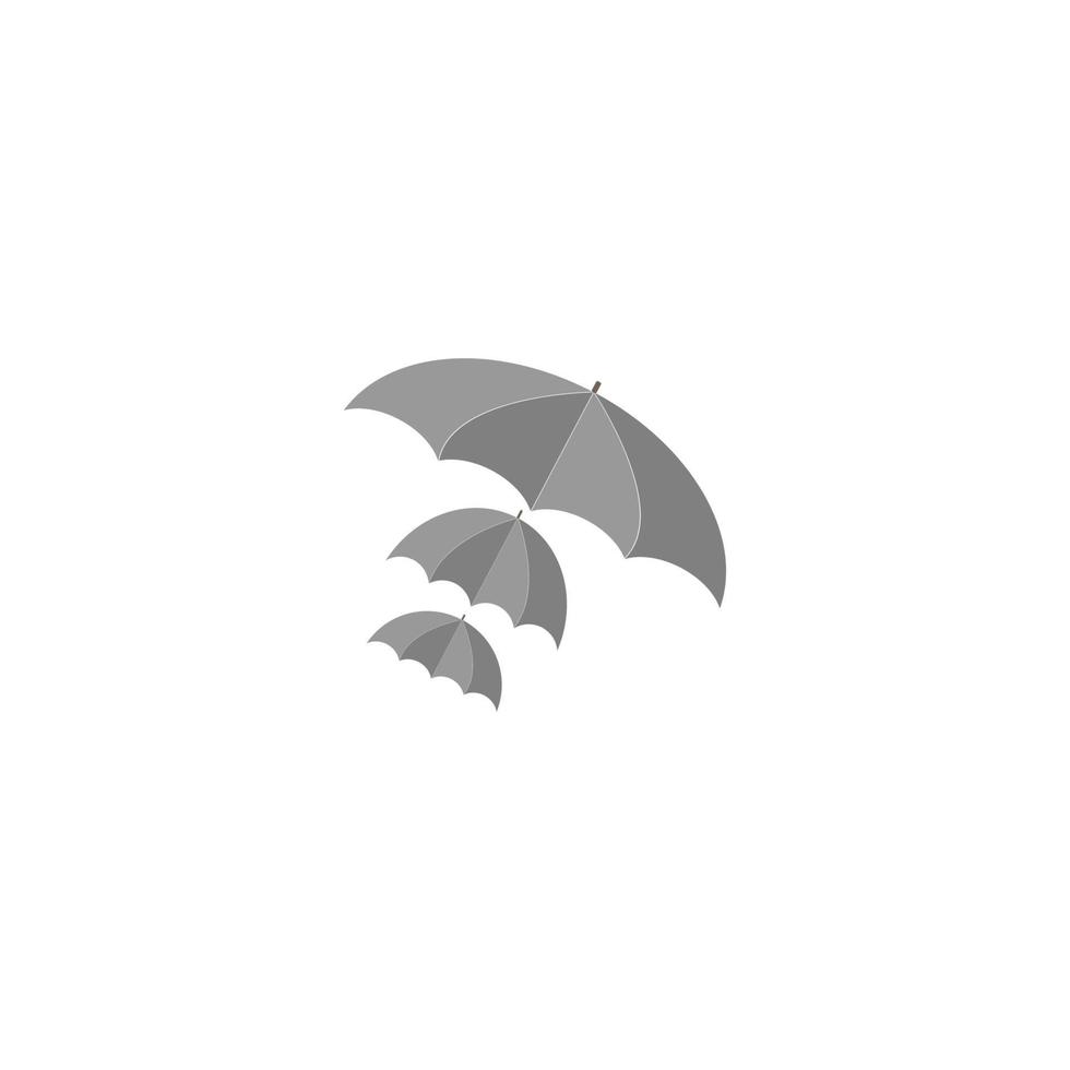 umbrella icon image symbol illustration vector design rain