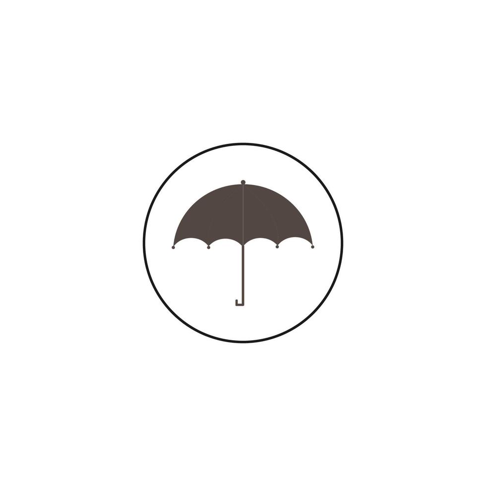 umbrella icon image symbol illustration vector design rain