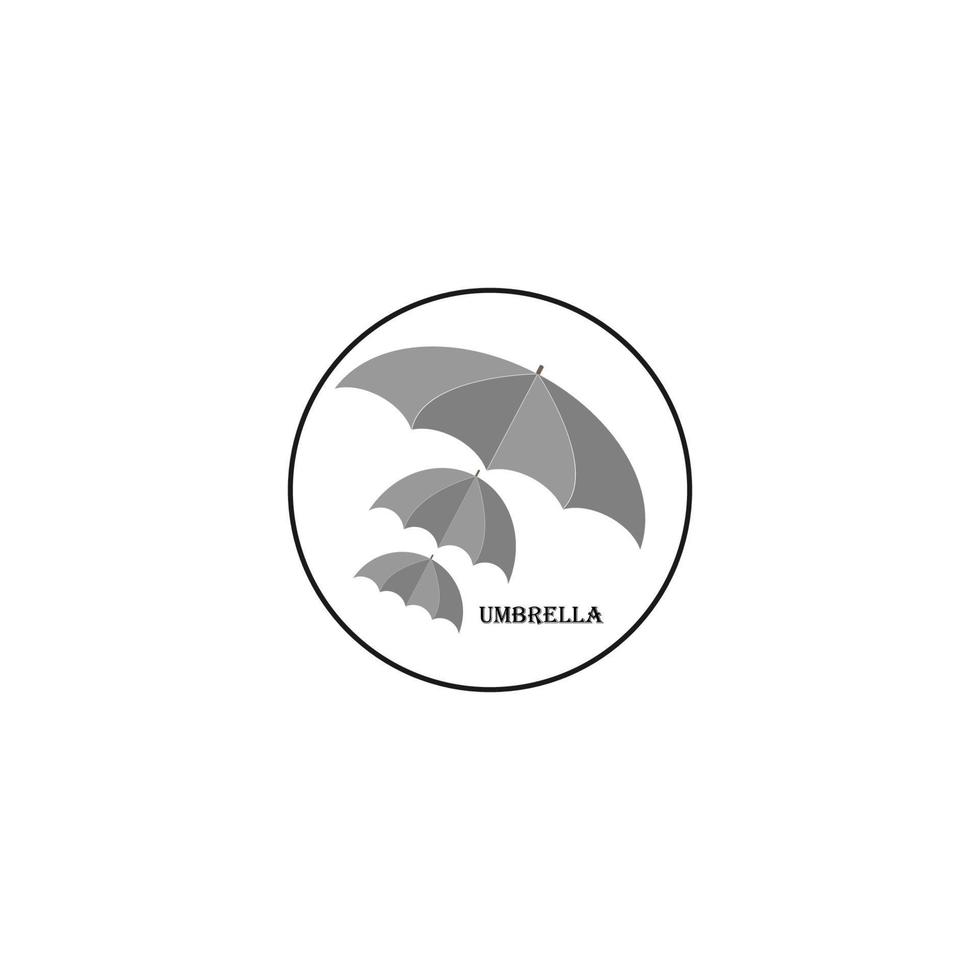 umbrella icon image symbol illustration vector design rain