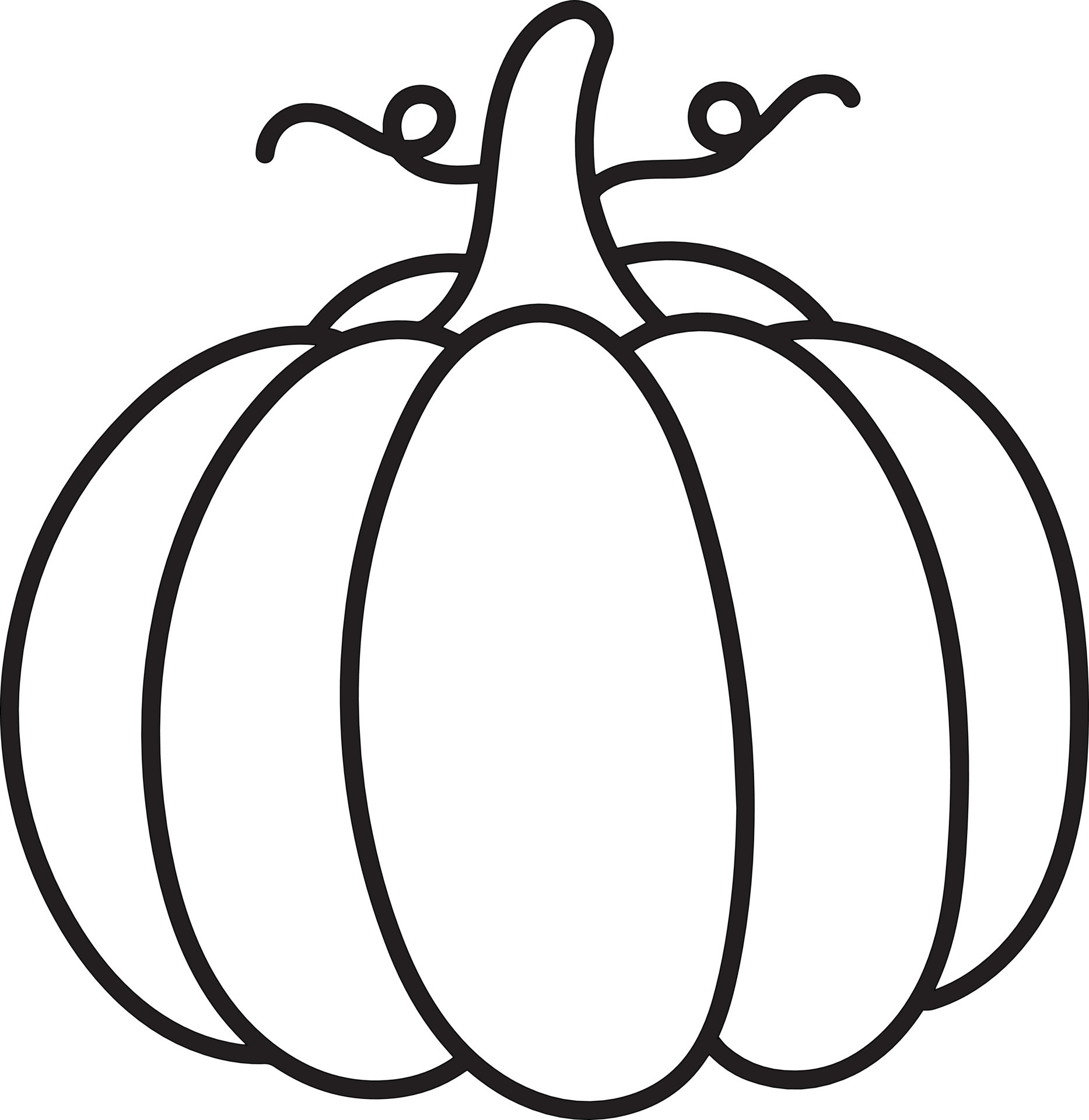 Thanksgiving Line Art Coloring Page 12988274 Vector Art at Vecteezy
