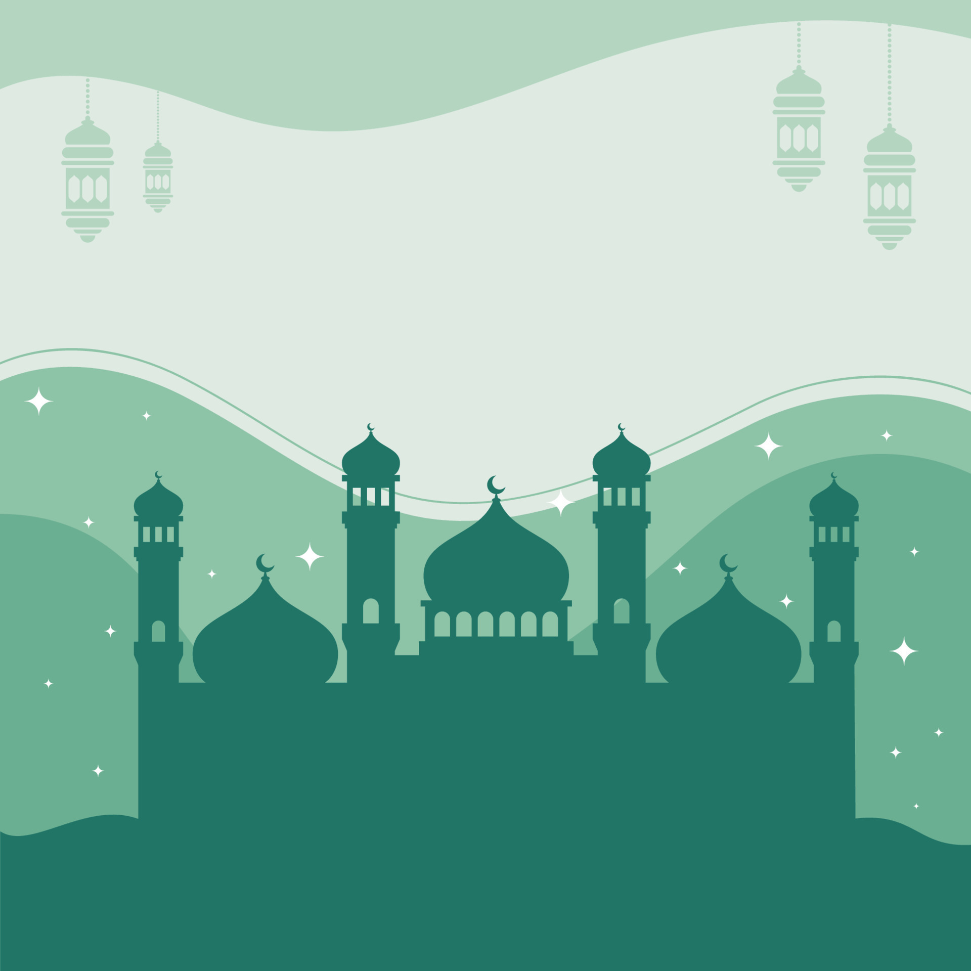 Mosque Background vector Illustration 12988418 Vector Art at Vecteezy