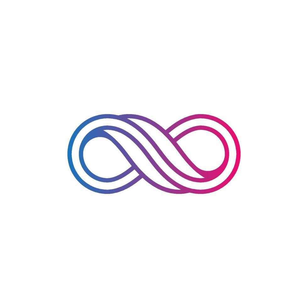 infinity logo template vector