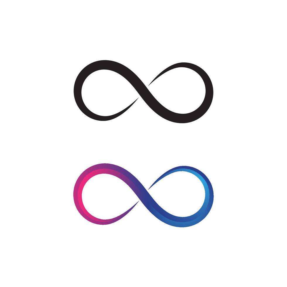 infinity logo template vector