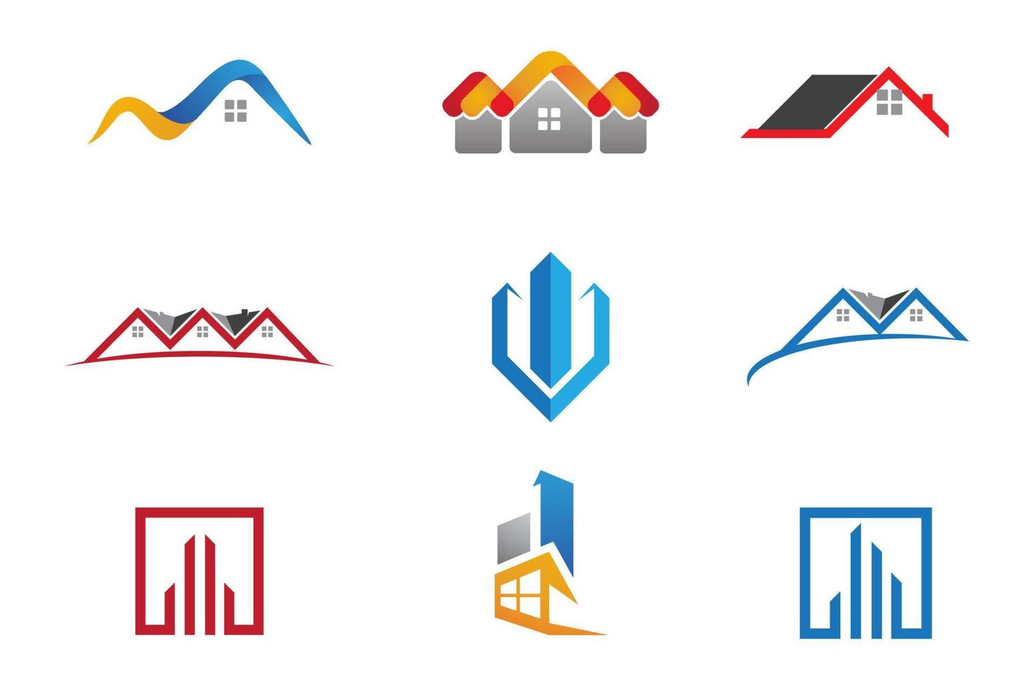 Property and Construction Logo design vector