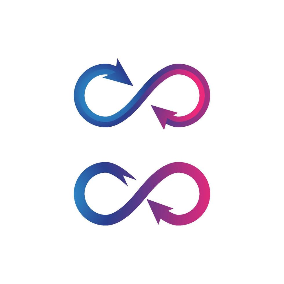 infinity logo template vector