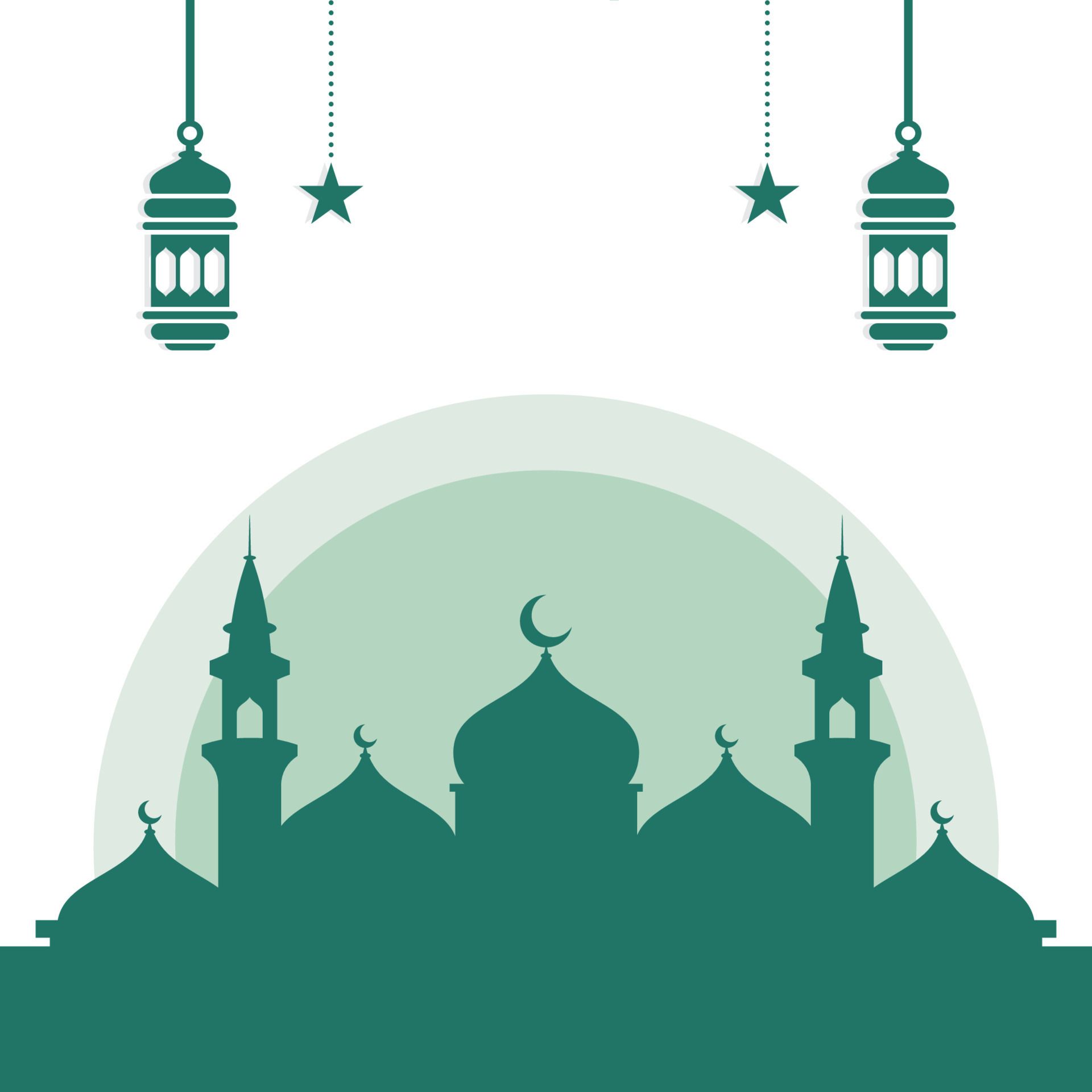 Mosque Background vector Illustration 12988597 Vector Art at Vecteezy