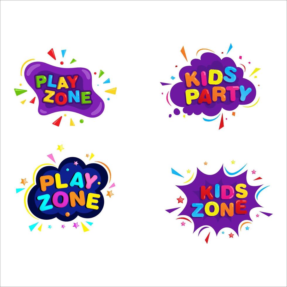 kids concept vector illustration