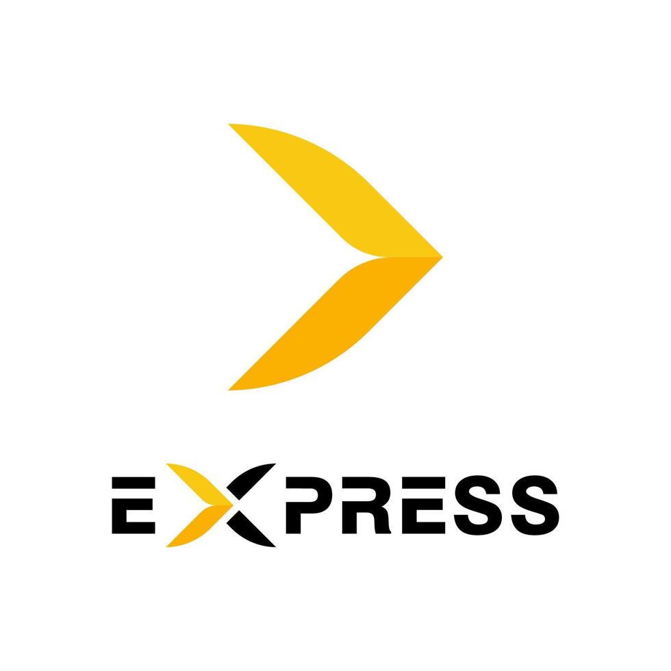 express logo vector icono diseño ilustración plantilla