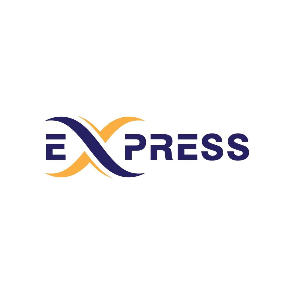 express logo vector icono diseño ilustración plantilla