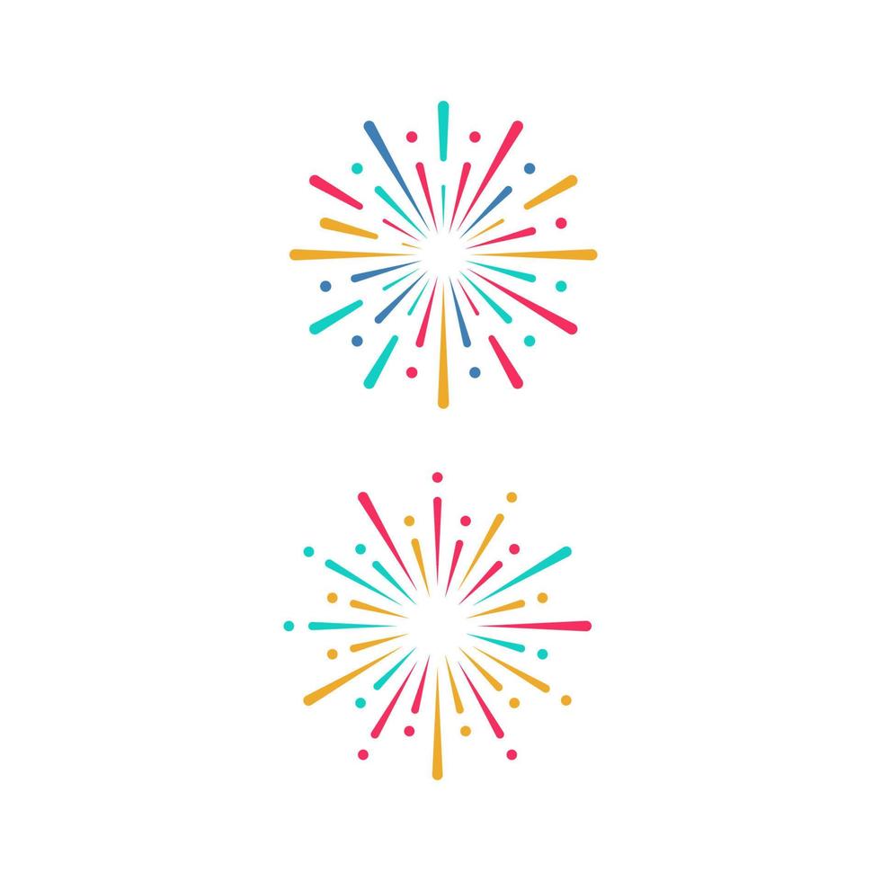 Firework vector icon illustration