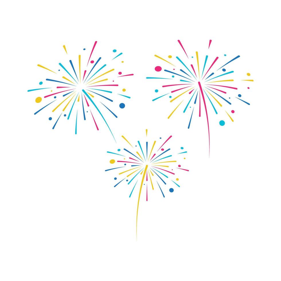 Firework vector icon illustration