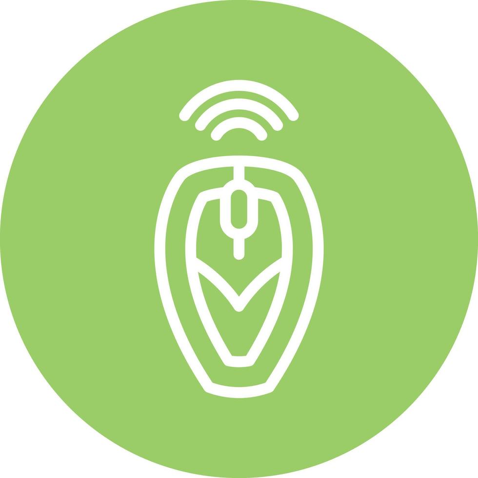 Wireless Mouse Icon Style vector