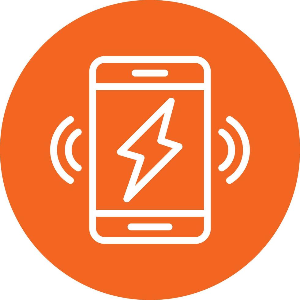 Wireless Charging Icon Style vector