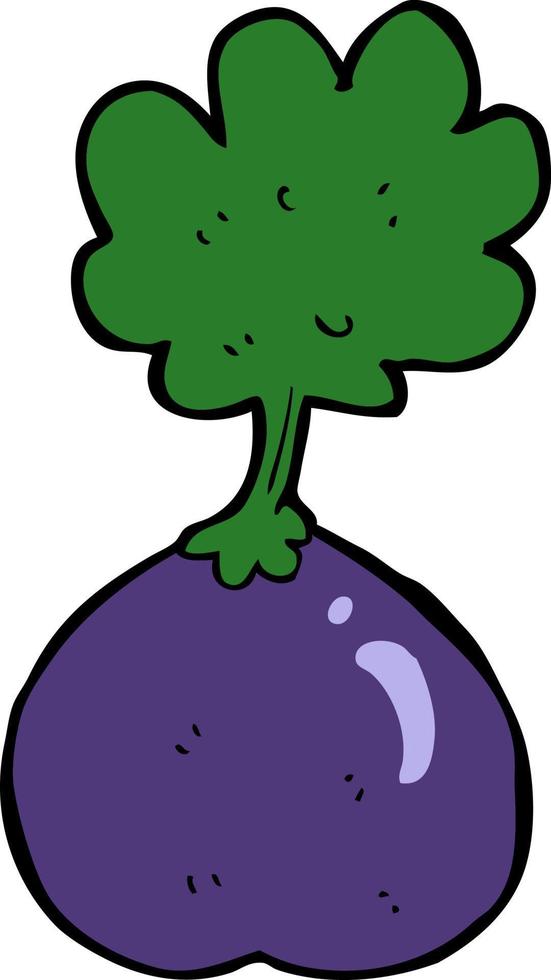 doodle cartoon vegetable vector