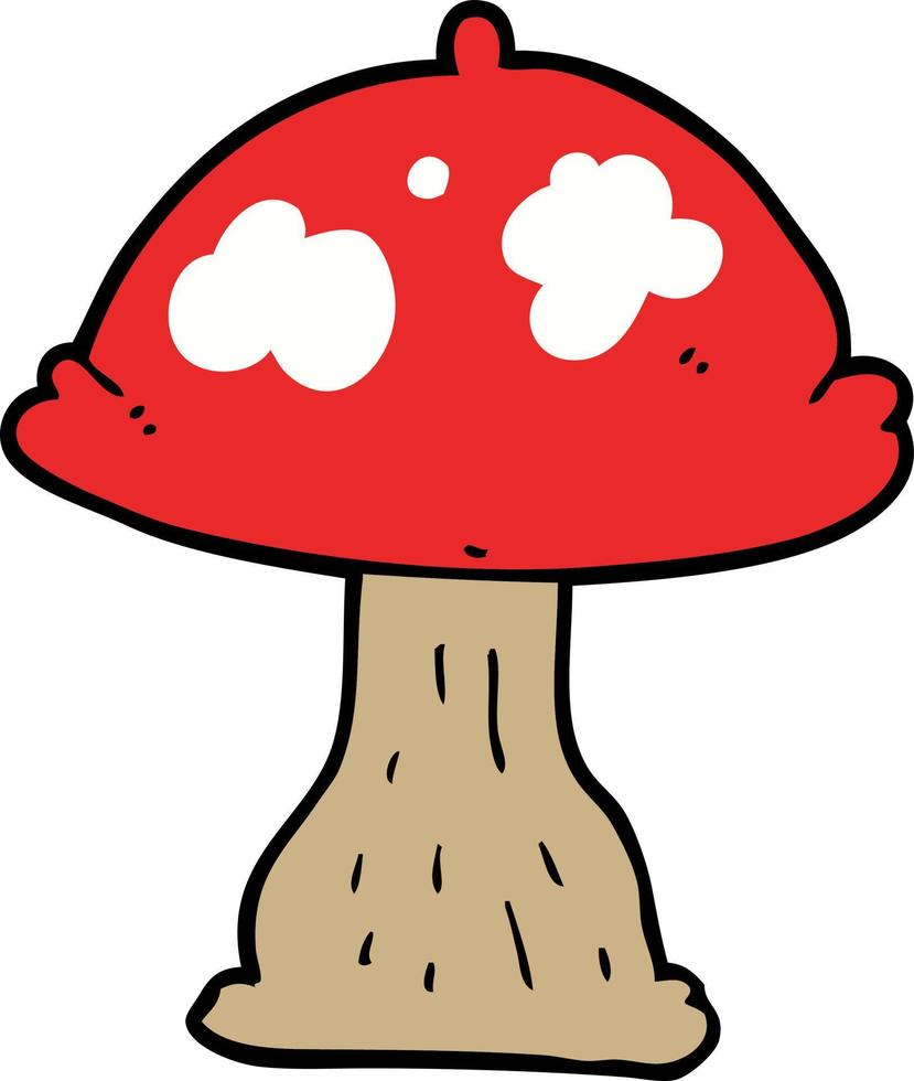 doodle cartoon mushroom 12989692 Vector Art at Vecteezy